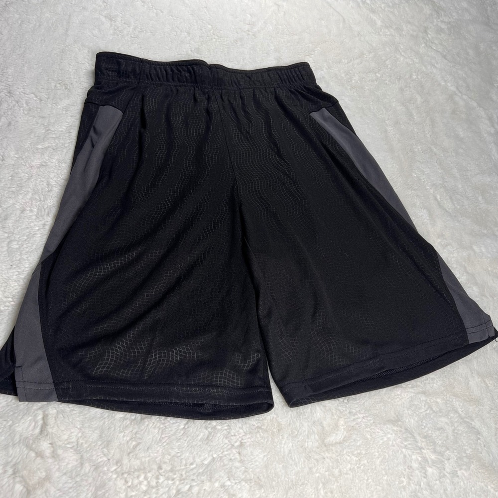 DSG Boys Size XL Training Shorts Pure Black Athletic Fit Elastic Waist NWT